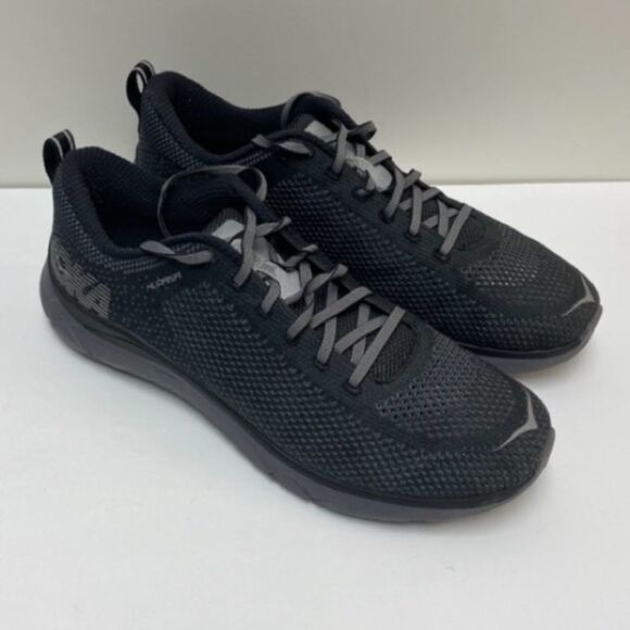 HOKA ONE ONE HUPANA ATHLETIC RUNNING SHOES MENS SIZE 11 Grey Sneaker No Inserts - Picture 1 of 5